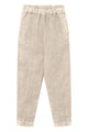 Second Hand Hose GBELIN aus Leinen mit elastischem Bund - Beige (Linen) - XL