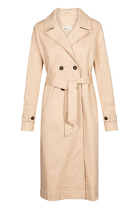 Second Hand Trenchcoat RACHEL aus Bio-Baumwolle - Beige - M