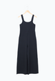 Second Hand Heavyweight Jumpsuit GBIVETTE aus Bio-Baumwoll Jersey - Black - S