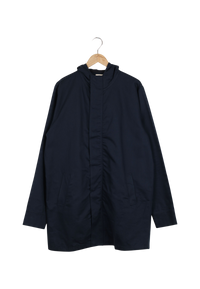 Second hand short coat ASTON made of organic cotton - Blue (Water Repellent) - XXL