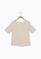 Second Hand Blusenshirt PAULINA aus TENCEL™ Lyocell - Off White (Tencel) - Off White - XS