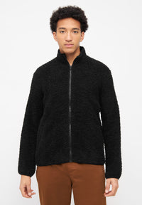 Second hand teddy jacket EMILIO made from organic cotton - Black - N/A - S