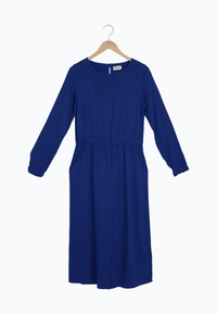 Second Hand Kleid MINDY aus LENZING™ ECOVERO™ - Deep Blue - M