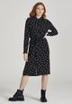 Second hand shirt dress MERLE from LENZING™ ECOVERO™ - Black / Mint / Off White - XL