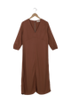 Secondhand AMIRA Midi Dress made from LENZING™ ECOVERO™ - Truffle Beige - S - Truffle Beige - S