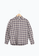 Second hand flannel shirt KENT made from organic cotton - Camel (Checks) - N/A - M