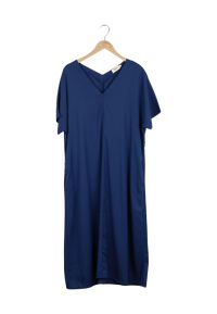 Second Hand Maxikleid ONA aus TENCEL™ REFIBRA™ Lyocell - Ocean Blue (Refibra) - L