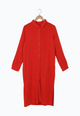 Second hand shirt dress MERLE made from TENCEL™ Lyocell - Lava Red (Tencel) - N/A - XL