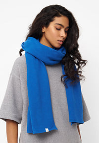 Givn Berlin Schal DANA aus recycelter Baumwolle Scarf Deep Blue