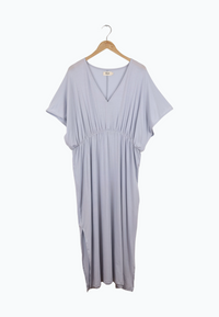 Second hand jersey dress VIOLET made from TENCEL™ Lyocell - Misty Blue (Tencel) - S
