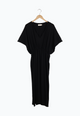 VICKY Secondhand Jersey Dress Made of TENCEL™ Lyocell - Black (Tencel) - S