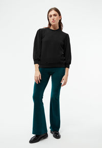 Second hand sweater GBCLOUDY made from recycled cotton with puff sleeves - Black - XS