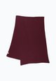 Second hand organic cotton scarf KIM - Bordeaux - N/A - O/S