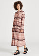 Second Hand Maxikleid MARINA aus LENZING™ ECOVERO™ - Muddy Pink (Tie Dye) - M