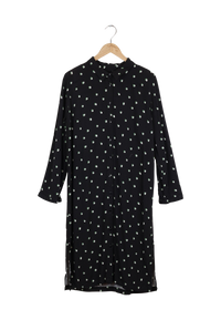Second hand shirt dress MERLE from LENZING™ ECOVERO™ - Black / Mint / Off White - XL