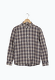 Second Hand Flanellhemd KENT aus Bio-Baumwolle - Camel (Checks) - S