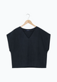 Second Hand Blusenshirt RUBY aus TENCEL™ Lyocell - Midnight Blue (Tencel) - Midnight Blue - M