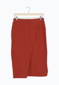 Second Hand Wickelrock ROMIA aus recycelter Baumwolle - Copper - L