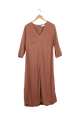 Second Hand Midikleid AMIRA aus LENZING™ ECOVERO™ - Truffle Beige - S - Truffle Beige - S