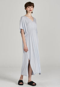Second hand jersey dress VIOLET made from TENCEL™ Lyocell - Misty Blue (Tencel) - S