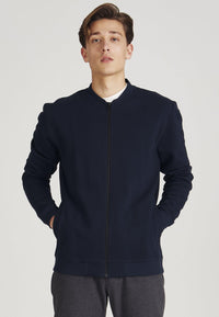 Second Hand Blouson CARTER aus Bio-Baumwolle - Midnight Blue (Structure) - S