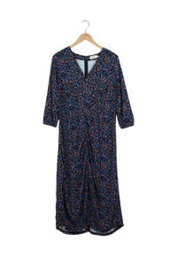 Second Hand Midikleid AMIRA aus LENZING™ ECOVERO™ - Moroccan / Lime (Leo) - S - Moroccan / Lime (Leo) - S
