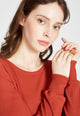 Second Hand Kleid CORA aus Bio-Baumwolle - Rusty Orange - L