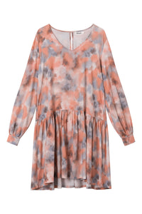 Givn Berlin Kleid ROMY aus LENZING™ ECOVERO™ Dress Grey / Copper