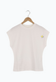 Second Hand T-Shirt GBLAILA (Lemon) slim Fit aus Bio-Baumwolle - White - S