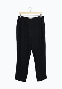 Second Hand Leinenhose ELISA aus Leinen - Black (Linen) - N/A - XL