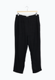 Second Hand Leinenhose ELISA aus Leinen - Black (Linen) - N/A - XL
