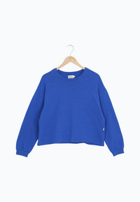 Second Hand Sweater SAMANTHA aus recycelter Baumwolle - Deep Blue - M