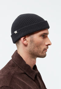 Givn Berlin Beanie GBCHRISTOF aus Bio-Baumwolle Beanie Anthracite