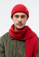 Givn Berlin Beanie GBCHRISTOF aus Bio-Baumwolle Beanie Crimson