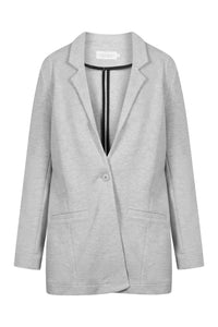 Givn Berlin Blazer NICOLE aus Bio-Baumwolle Blazer Mercury Grey (Structure)