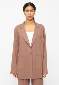 Givn Berlin Blazer RAQUEL aus LENZING™ ECOVERO™ Blazer Truffle Beige