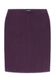 Givn Berlin Bleistiftrock ALISON aus recycelter Baumwolle Skirt Dark Purple