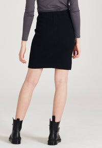 Givn Berlin Bleistiftrock NANE aus Bio-Baumwolle Skirt Black (Structure)