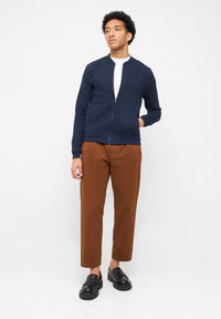 Givn Berlin Blouson CARTER aus Bio-Baumwolle Jacket Midnight Blue (Lines)