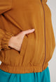 Blouson DEBBY aus TENCEL™ Lyocell - Rubber Brown (Tencel)