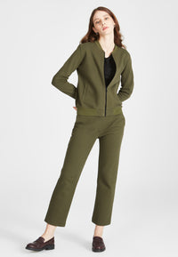 Givn Berlin Blouson ELLA aus Bio-Baumwolle Jacket Moss Green (Structure)