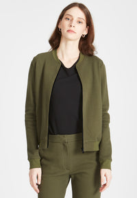 Givn Berlin Blouson ELLA aus Bio-Baumwolle Jacket Moss Green (Structure)