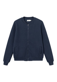 Givn Berlin Blouson ELLA aus Bio-Baumwolle Jacket Midnight Blue (Lines)