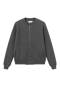 Givn Berlin Blouson ELLA aus Bio-Baumwolle Jacket Shadow Grey (Lines)