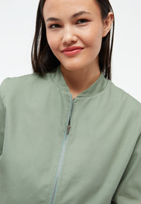 Givn Berlin Blouson GBESTRELLA aus fester Bio-Baumwolle Jacket Eucalyptus Green