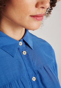 Givn Berlin Bluse CHIARA aus LENZING™ ECOVERO™ Blouse Sky Blue
