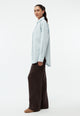 Givn Berlin Bluse GBCOSIMA loose Fit aus Bio-Baumwolle Blouse Light Blue