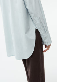 Givn Berlin Bluse GBCOSIMA loose Fit aus Bio-Baumwolle Blouse Light Blue
