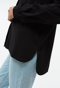 Givn Berlin Bluse GBIVA aus LENZING™ ECOVERO™ mit Stehkragen Blouse Black