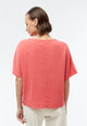 Givn Berlin Bluse GBPINA aus Bio-Baumwoll Musselin im oversized Look Blouse Sunset Coral (Musselin)